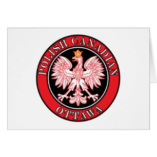 Cartão Ottawa Polska Eagle Polonês