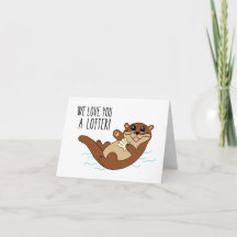 Otter Love Get Good Card