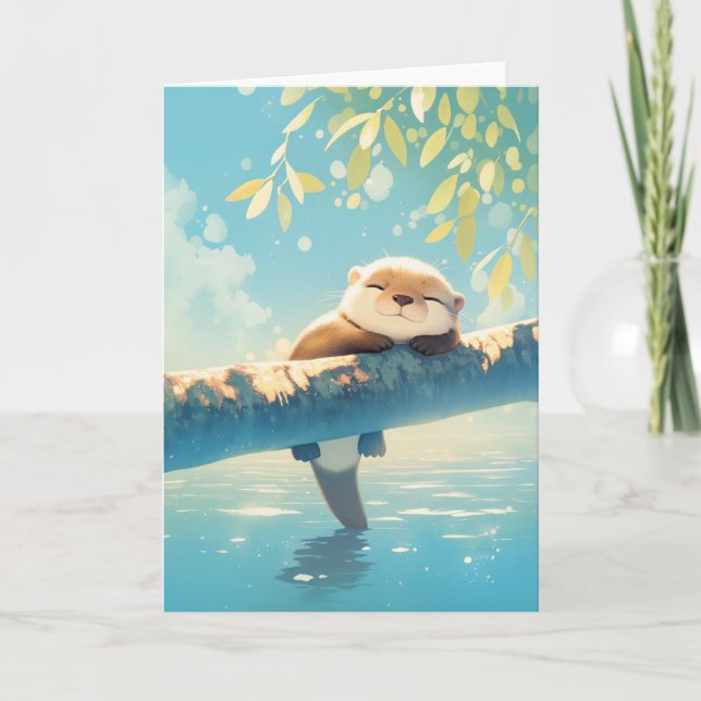 Cartão Otter River Retreat (Frente)