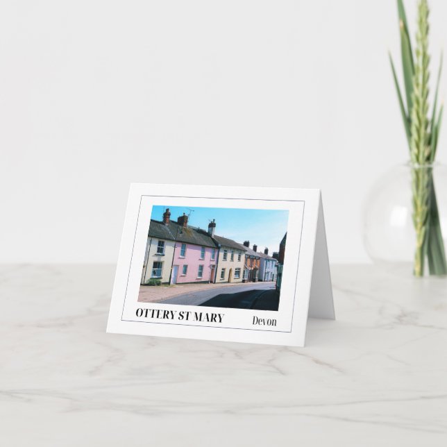 Cartão Ottery St Mary, Devon, Inglaterra (Frente)