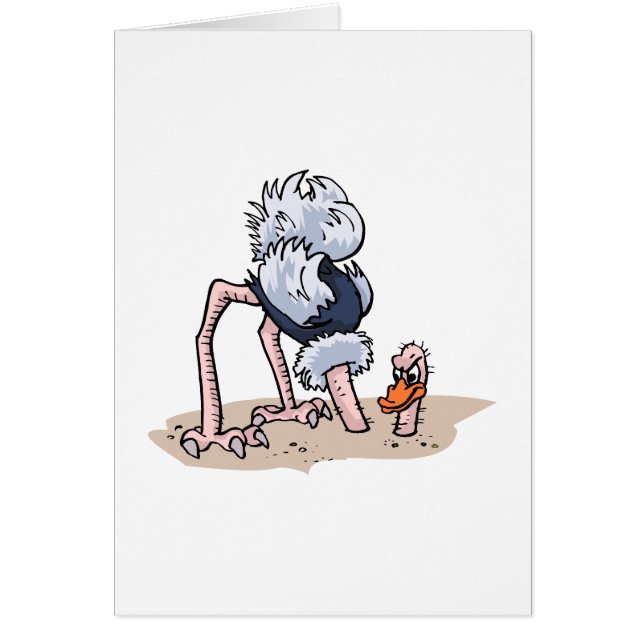 Cartão Otto von Avestruz (Frente)