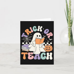 Cartão Ou Ensinar Um Fantasma Cute Ghost Leia O Livro Hal