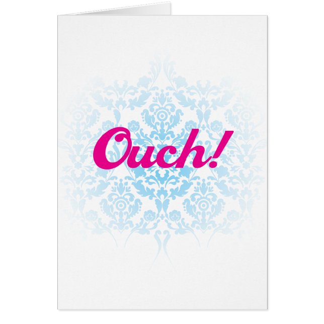 Cartão Ouch! (Frente)