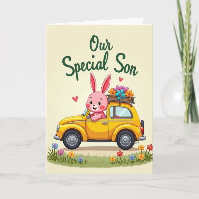 Cartão Our Special Son Greeting Card (Frente)