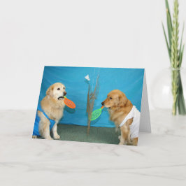 Cartão Ouro Badminton Aniversário