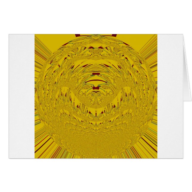 Cartão Ouro do padrão da cabeça do leão (Frente Horizontal)