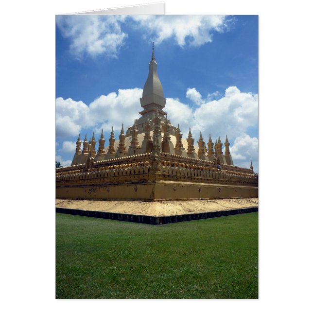 Cartão ouro estúpido laos (Frente)