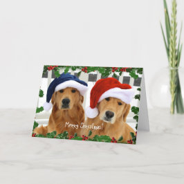 Cartão Ouro Feliz Natal Desejos