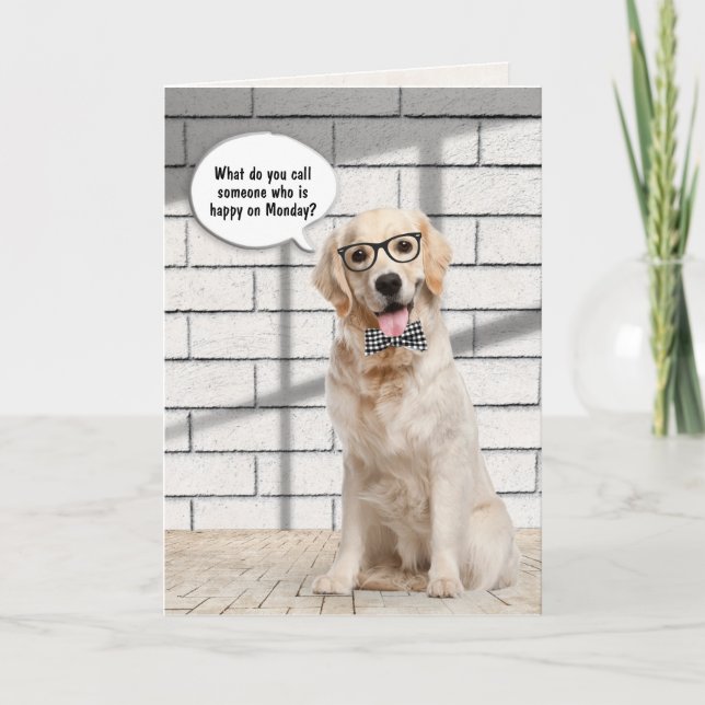 Cartão Ouro Retriever (Frente)