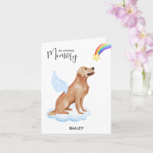 Ouro Retriever Angel Dog Pet Loss Simpatia
