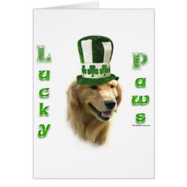 Cartão Ouro Retriever - Peças Sortudas