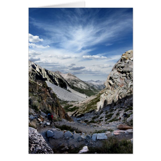 Cartão Ouro Staircase - John Muir Trail (Frente)