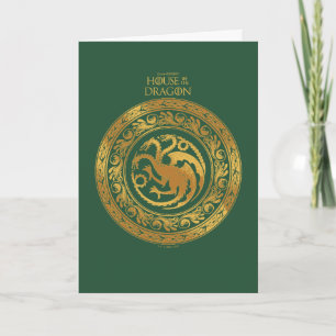 Cartão Ouro Targaryen Crest