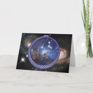 Cartão Ouroboros Galaxy - Greeting Card