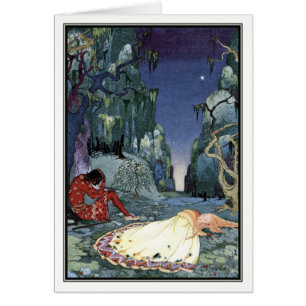Cartão Ourson e Violette por Virginia Frances Sterrett