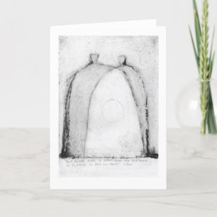 Cartão Out Beyond poem by Rumi Card