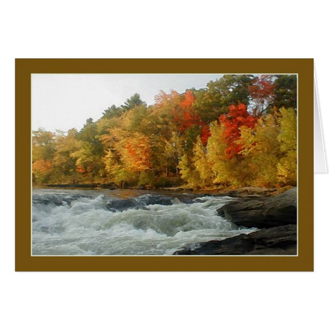 Cartão Outono (Frente Horizontal)