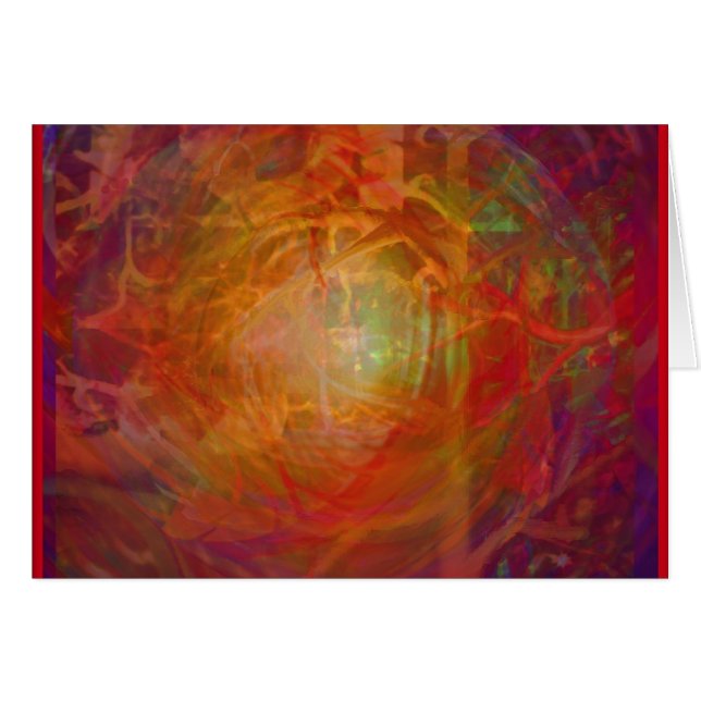 Cartão Outono agridoce (Frente Horizontal)