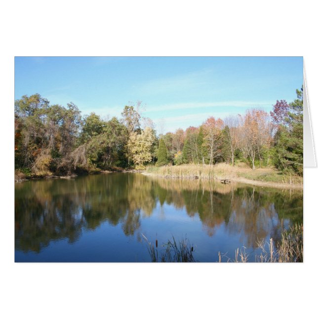 Cartão outono antecipado (Frente Horizontal)