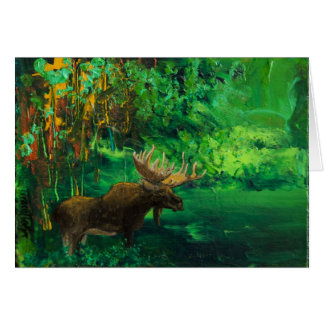 Cartão Outono dos alces