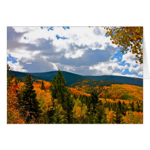 Cartão Outono em New mexico