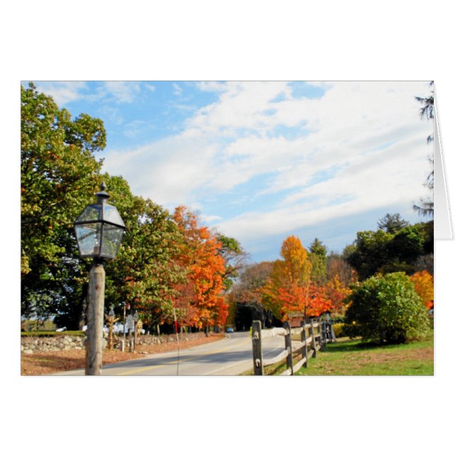 CARTÃO OUTONO, SUDBURY, MÃES (Frente Horizontal)