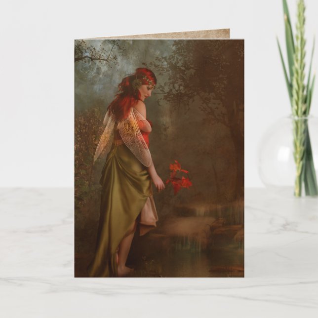 Cartão outonos feericamente (Frente)