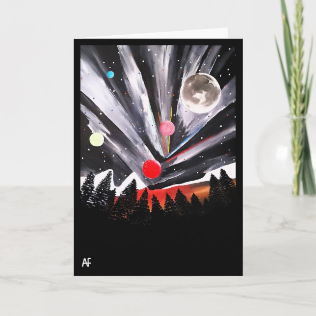 Cartão Outra Pintura Mundial de Alfred Fox (Frente)