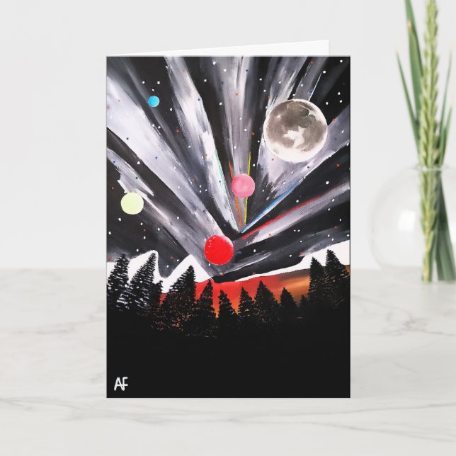 Cartão Outra Pintura Mundial de Alfred Fox (Frente)