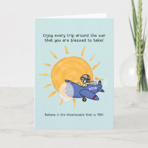 Cartão Outra Viagem Ao Redor Do Sol