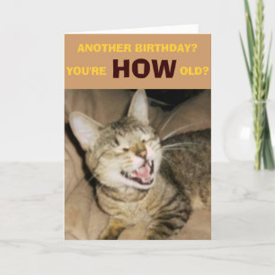 CARTÃO OUTRO ANIVERSÁRIO? VOCÊ É QUANTO VELHO?