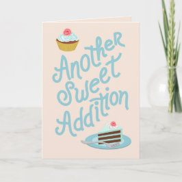 Cartão Outro Doce Acréscimo - Parabéns pelo Novo Bebê