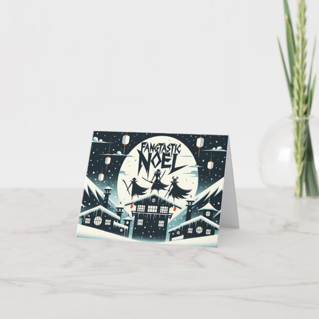 Cartão Outro Natal Fangtástico (Frente)