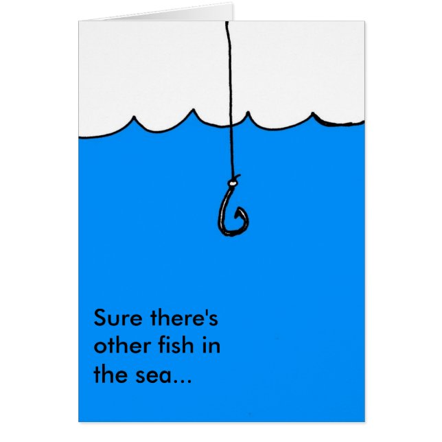 Cartão Outros peixes no mar (Frente)