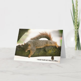 Cartão Ouvi dizer que não se sente bem