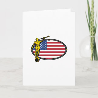 Cartão Oval da missão dos EUA LDS nenhuma etiqueta