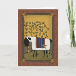 Cartão Ovelha de Aniversário da BAAAA