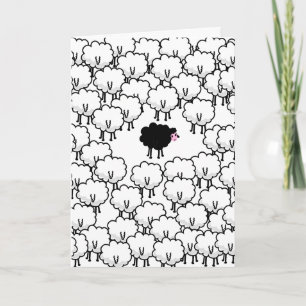 Cartão Ovelha Negra