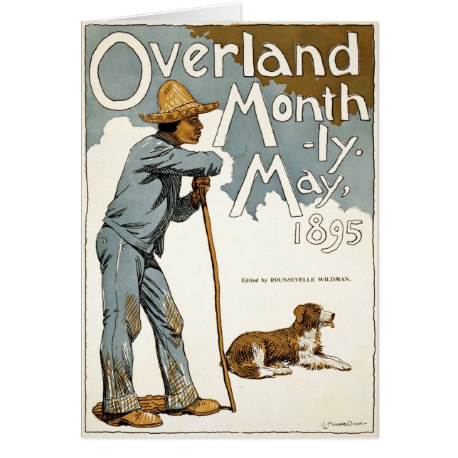Cartão Overland Monthly Maio De 1895, Todas As Ocasiões (Frente)