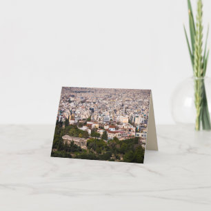 Cartão Overlooking Athens