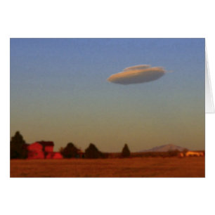 Cartão OVNI sobre Roswell