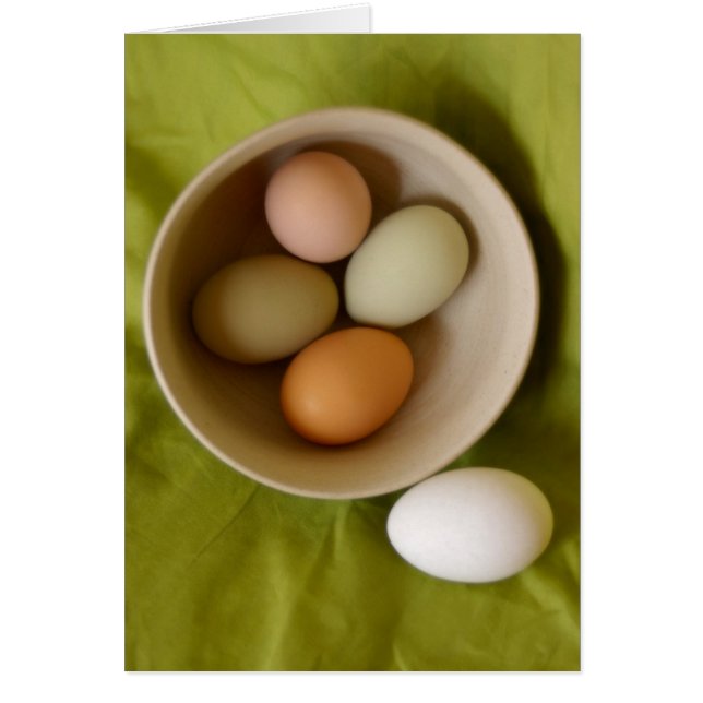 Cartão Ovos naturais (Frente)