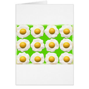 Cartão ovos verdes