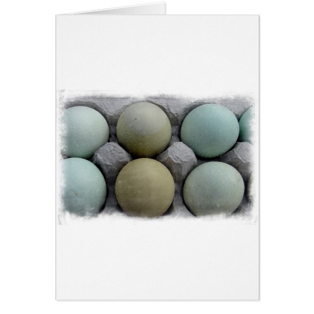 Cartão Ovos Verdes (Frente)