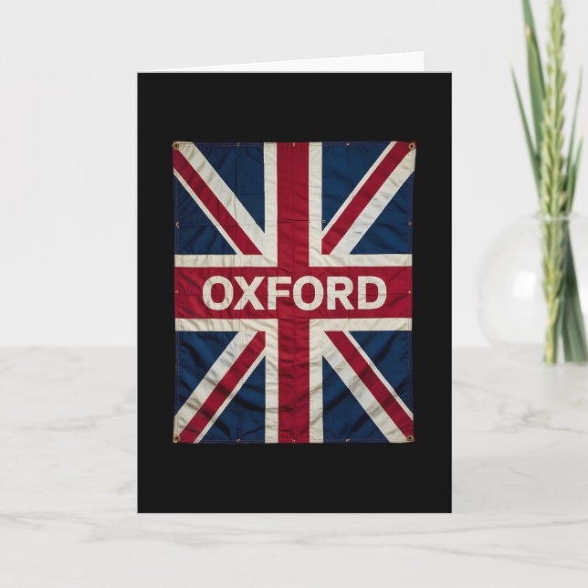 Cartão Oxford England Britain Uk History Vacation Souveni (Frente)
