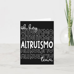 Cartão Oy Altruismo Equipe House Of Givers Rca School S