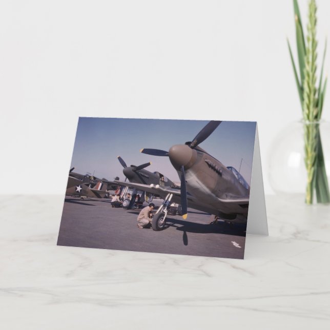 Cartão P-51 Mustang, 1942 (Frente)