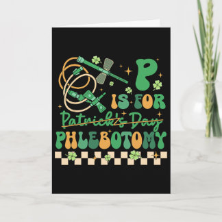 Cartão P É Flebotomia Feliz Dia de São Patrício Flebotomi