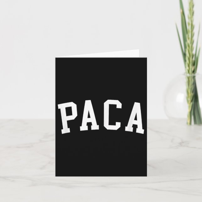 Cartão Paca (Frente)