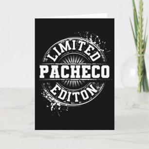 Cartão Pacheco Funny Surname Family Tree Birthday